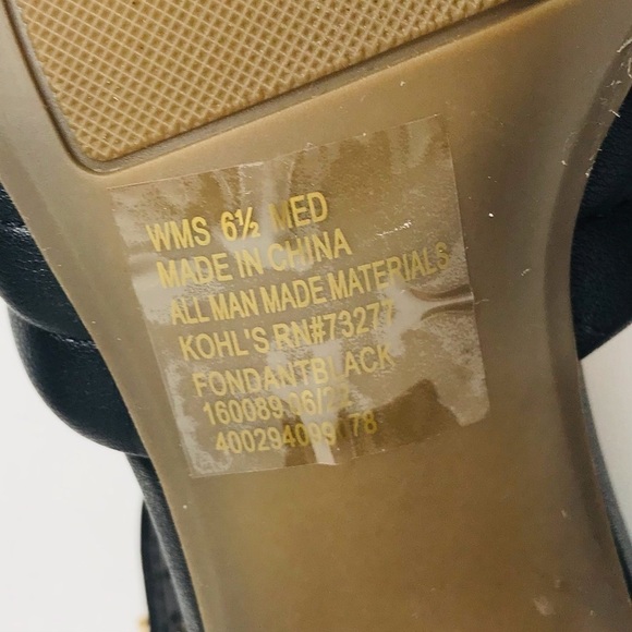 New! Faux Leather Quilted Crisscross Strappy Chunky Bloch Heel Square Sandals - Picture 10 of 10